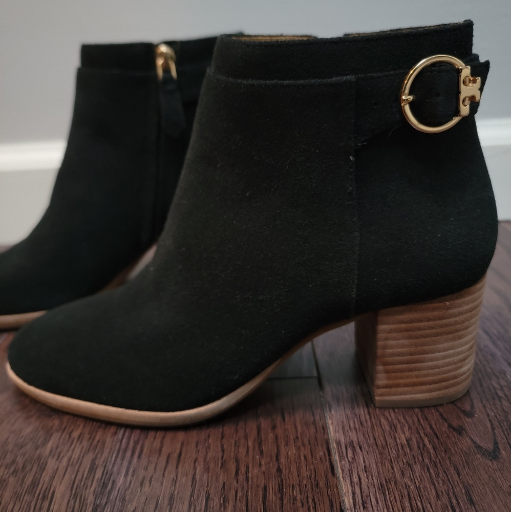 Tory Burch Sofia suede booties